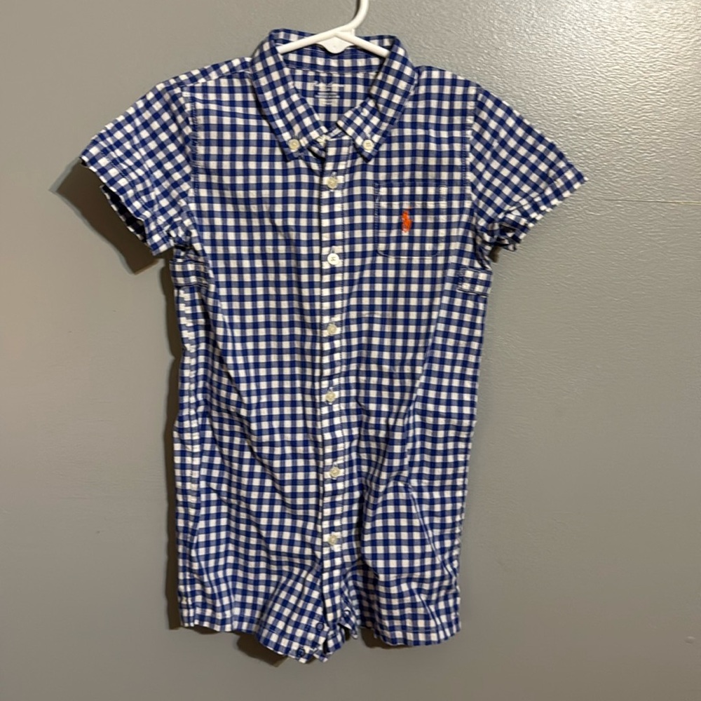 Ralph Lauren 24 m plaid jumper